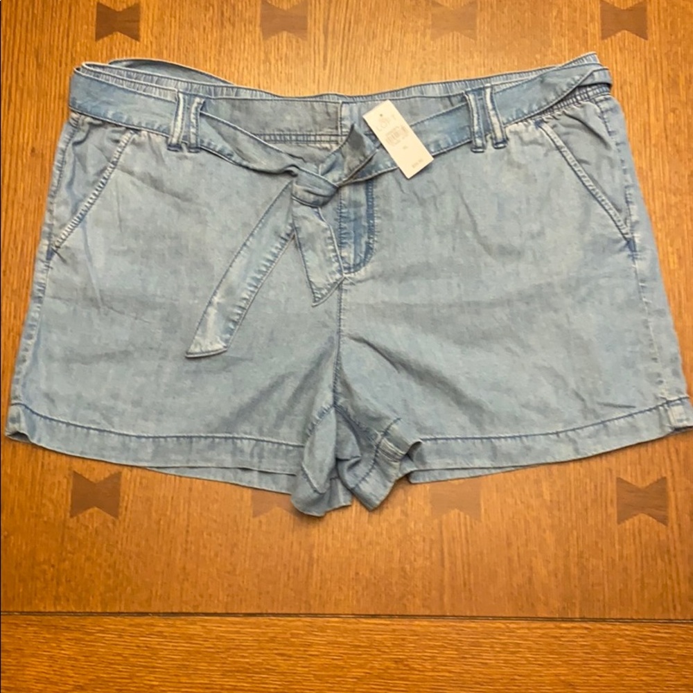 NWT Loft Shorts with Tie Belt
